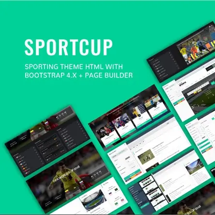 Sports Cup HTML Template