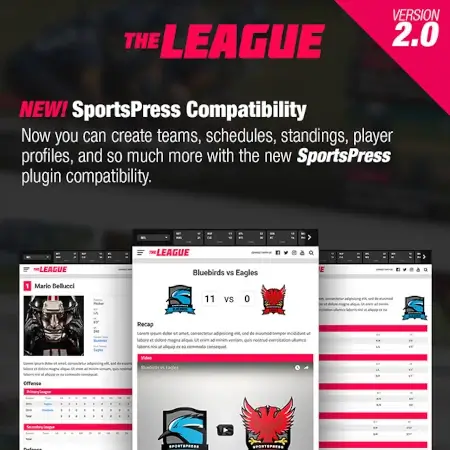 The League WordPress Theme
