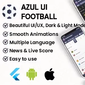 Azul Flutter Soccer UI Kit