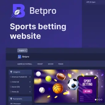 BetPro Flutter Web UI