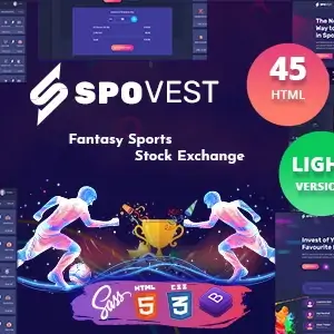 Spovest Fantasy Sports HTML Theme